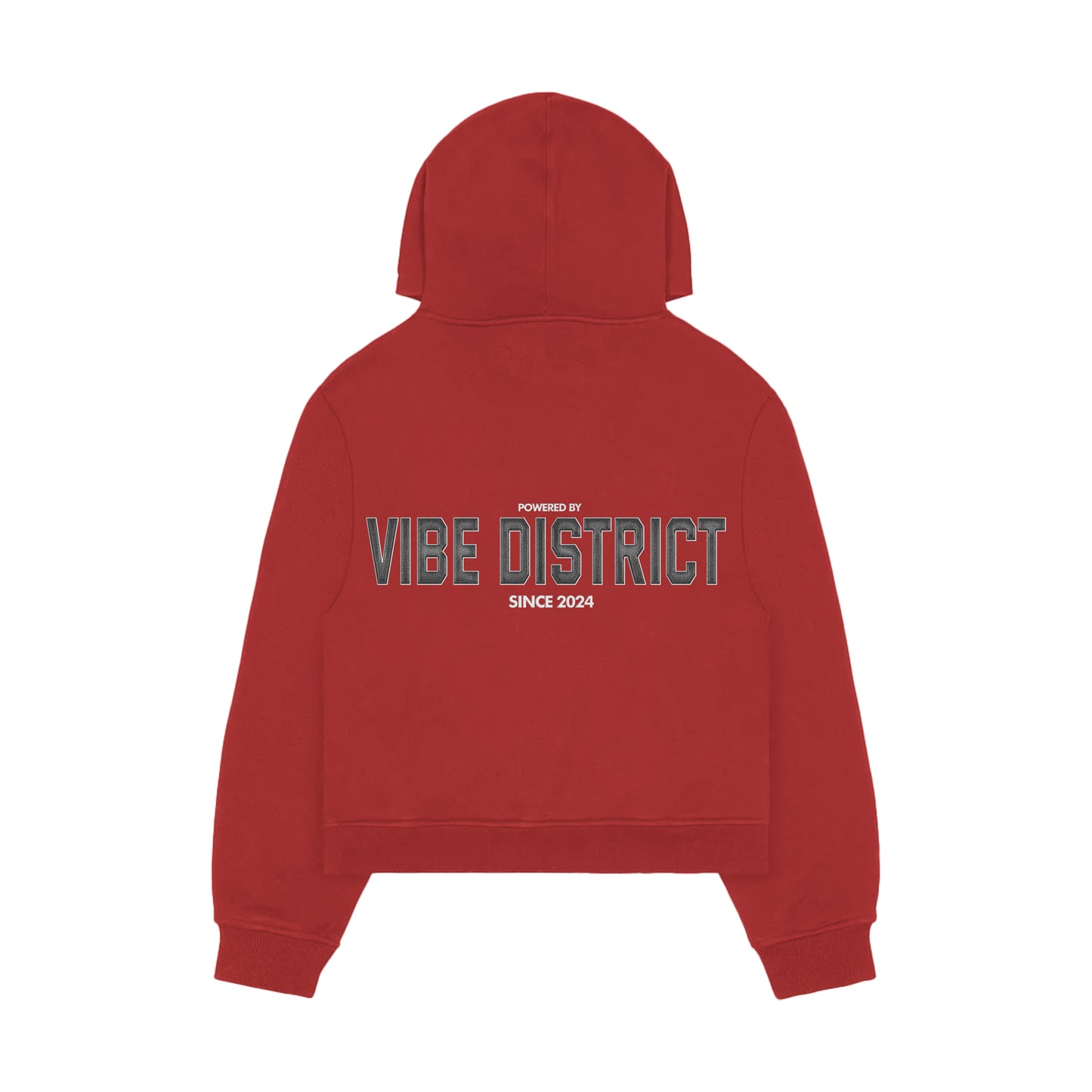 VibeDistrict Red Hoodie