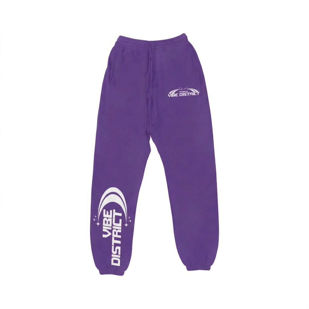 VibeDistrict Purple Sweatpants