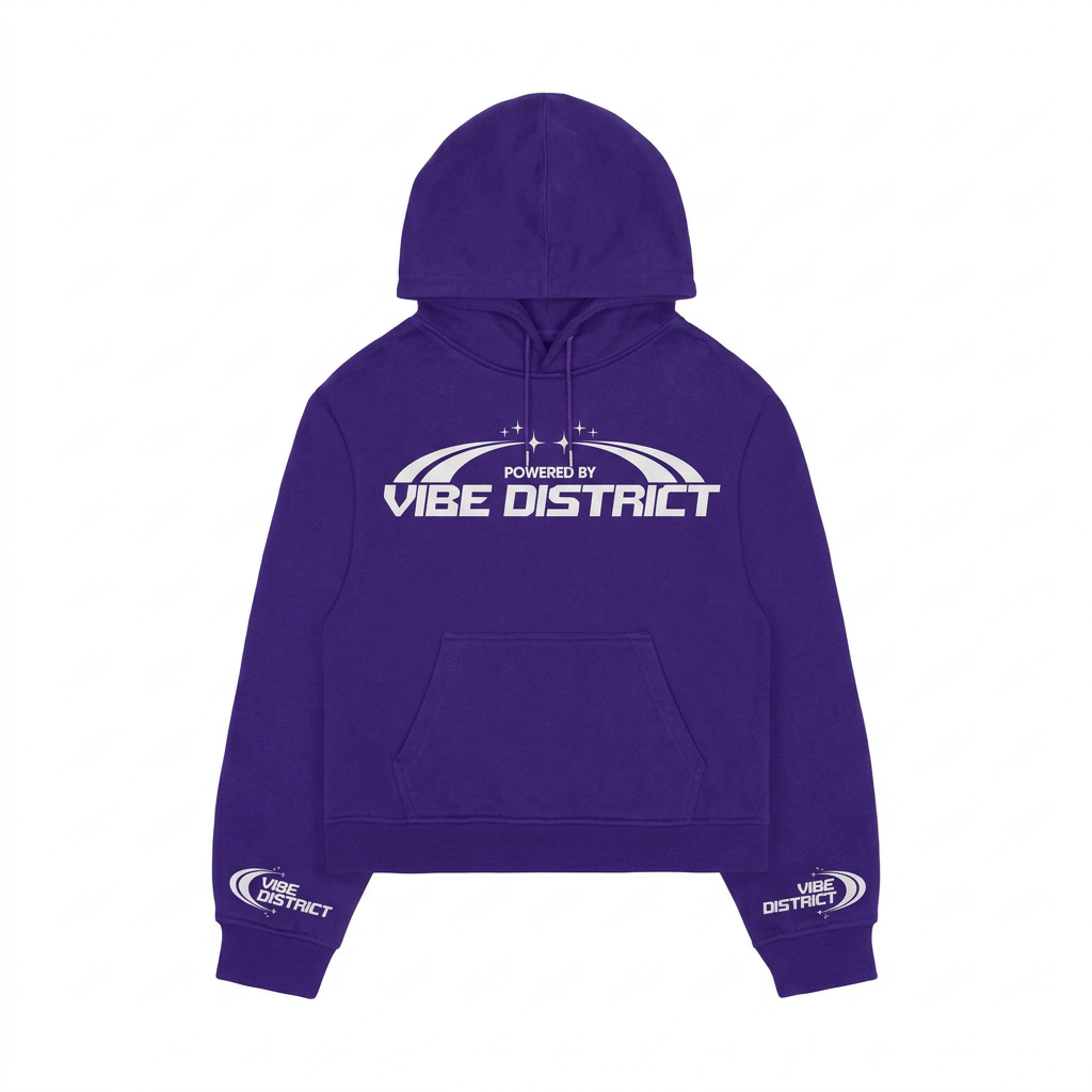 VibeDistrict Purple Hoodie