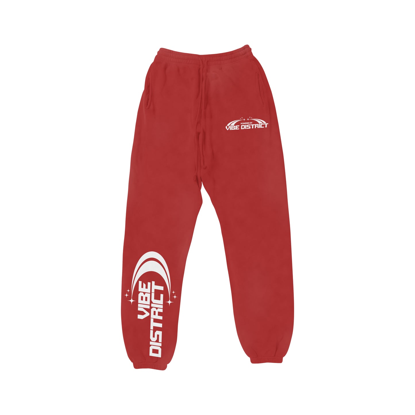 VibeDistrict Red Sweatpants