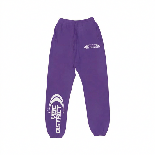 VibeDistrict Purple Sweatpants