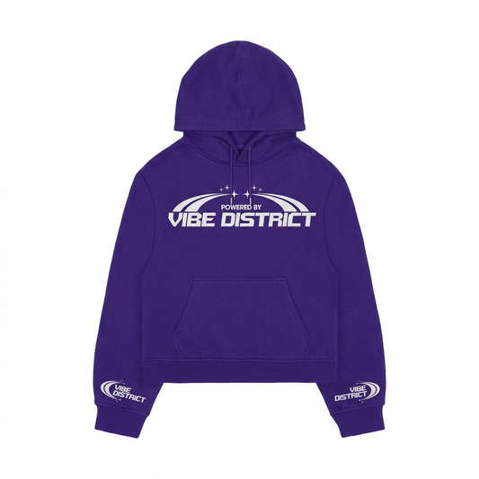 VibeDistrict Purple Hoodie